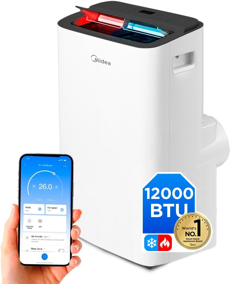 51wEm1YWz8L-1 Midea Aire Acondicionado Portátil Frío y Calor 12.000 BTU - Image 1